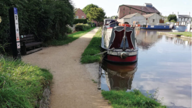 Canal — new path surface